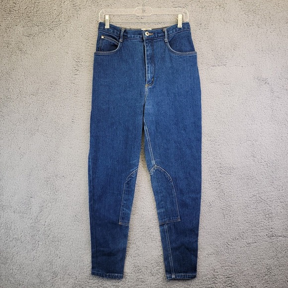 Vtg‎ DB Riding Gear Jeans Juniors 13 Jodhpurs High Waisted Mom Horseback Denim - Picture 1 of 13